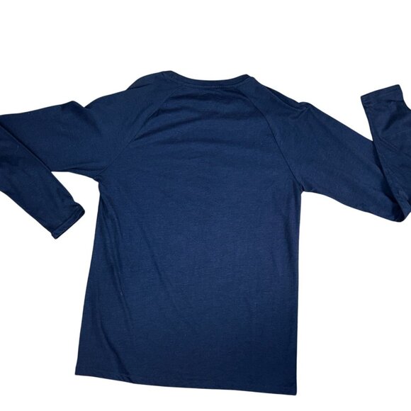 Mr. Swim Unisex Long Sleeve Shirt Medium Navy Blue NWOT Indie Kid Skater - Picture 2 of 6